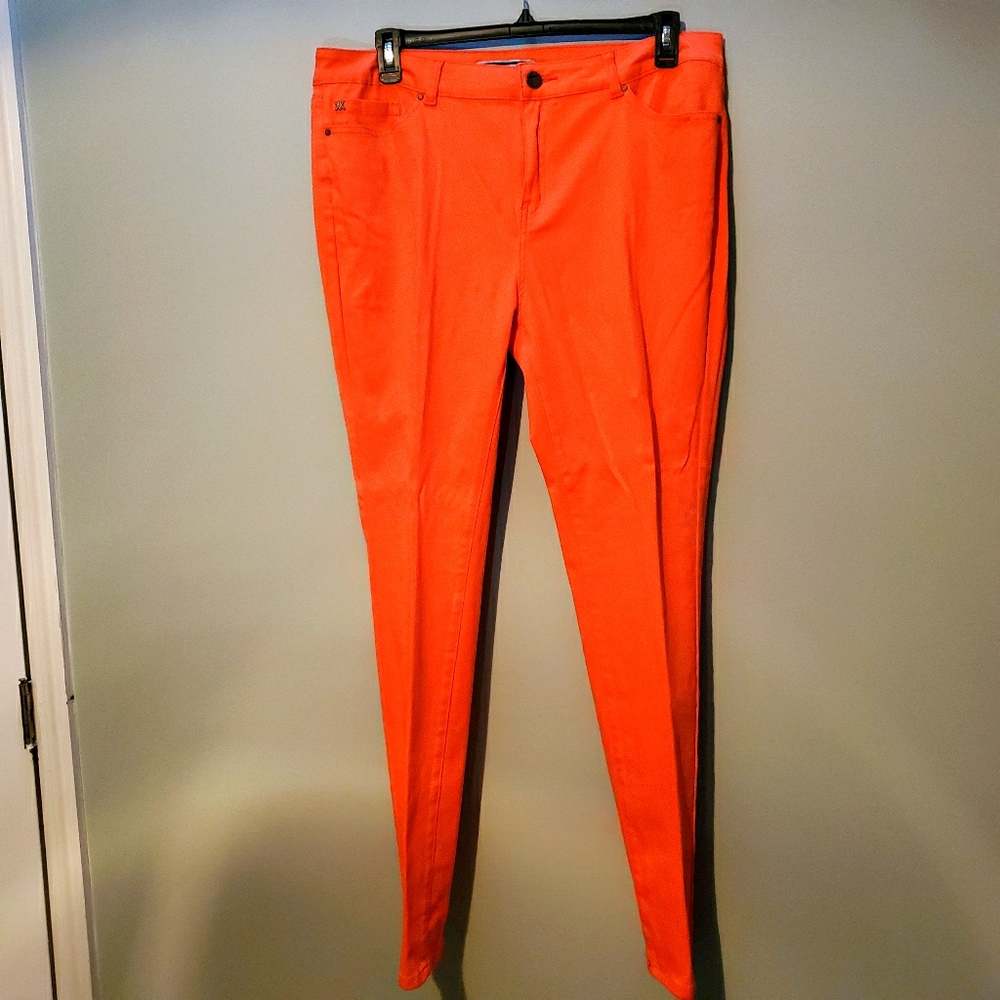 New Kardashian Kurves orange skinny Jeans